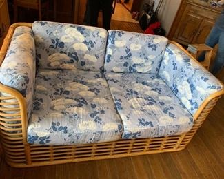 #8	Rattan Loveseat 56"Long x 31 Deep	 $75.00 
