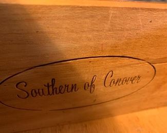 #15	Southerland of Connover Pine Square End Table w/1 drawer 24x24x21	 $40.00 
