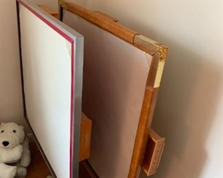 #28	(2) Folding Mijon Tables 32x32 w/4 drawers & 4 cup holders  $40 each	 $80.00 
