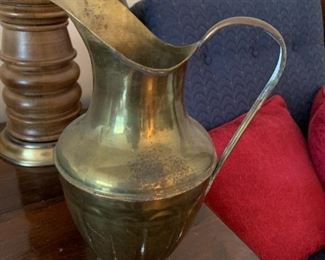 #34	Brass Pitcher 12" Tall	 $45.00 
