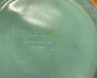 #47	Jadite Mixing Bowl Fireking 8" Swirl Pattern	 $20.00 
