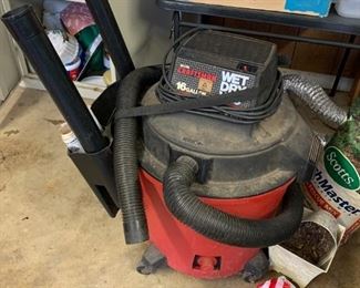#48	Craftsman 16 gallon Wet/Dry Vac	 $40.00 
