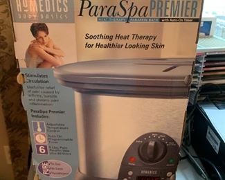 #68	Paraspa Premier Heat Therapy Paraffin Bath w/auto on timer  (par 400)	 $40.00 
