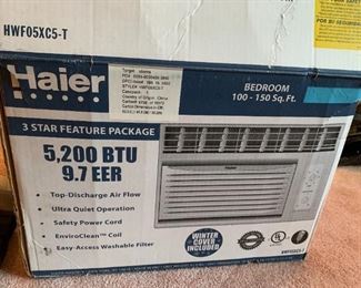 #69	Haier 5200 BTU Air Conditioner Window Unit (cools 100-150FT) - New in Box	 $75.00 

