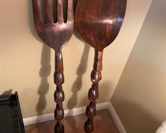 #85	Wooden spoon & Fork	 $30.00 
