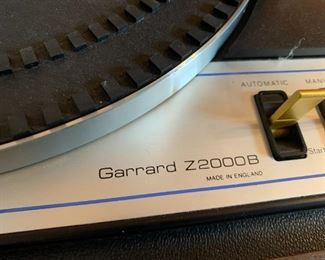 #86	Garrard Turntable Model   Z20008	 $75.00 
