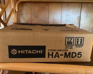 #91	Hitachi Stero Amplifier  HA-MD5  - New in Box	 $75.00 
