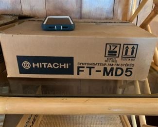 #92	Hitachi Am/fm Stero  FT-MD5 - New in Box	 $75.00 
