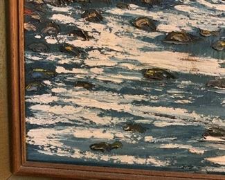 #108	Acrylic Painting of Waterfall 21x27 - B. Fanneqa	 $40.00 
