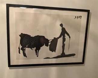 Pablo Picasso - fra Toros y Tóreros - Reproductions by Minerva Reproductions - Copenhagen - Paris 1967