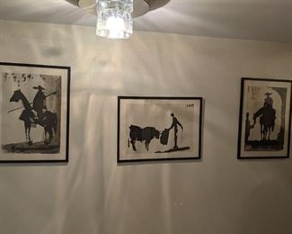 Pablo Picasso - fra Toros y Tóreros - Reproductions by Minerva Reproductions - Copenhagen - Paris 1967