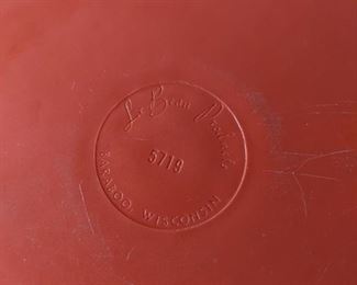 Orange cafeteria trays by LeBeau Products - 5719