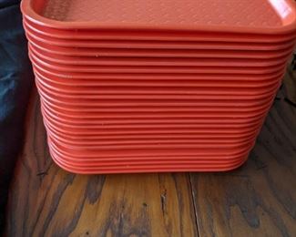 Orange cafeteria trays by LeBeau Products - 5719