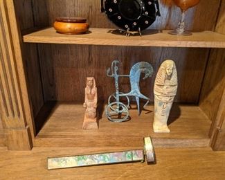 Egyptian figures - Leaded glass Kaleidoscope