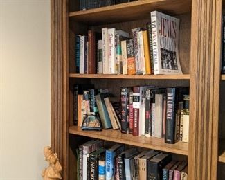 Novels by Hemingway, James, Patterson, Poe, Rice, Roth, Steinbeck and others