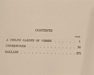 Poems and Ballads - Robert Lewis Stevenson - Copyright date, 1895, 1896