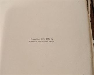 Poems and Ballads - Robert Lewis Stevenson - Copyright date, 1895, 1896