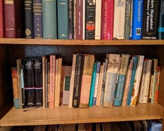 Poerty books Blake, Cummings, Dickinson, Eliot and others