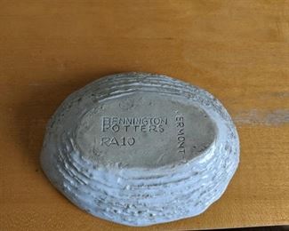 Bennington Potters - Vermont - Three Sides of Man - Abelone dish