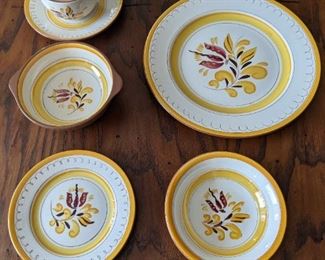 Stangl Pottery - Provincial - dinner plate - lug bowl -bread plate -cup and saucer - bowl