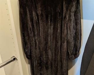 Full length mink coat