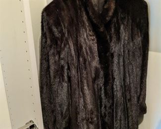 Full length mink coat