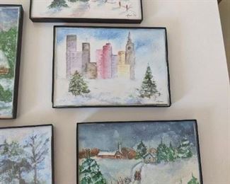 Winter Watercolors by Mimi 4x6