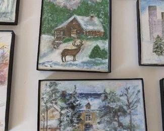 Winter Watercolors by Mimi 4x6