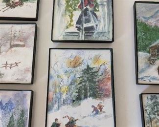 Winter Watercolors by Mimi 4x6