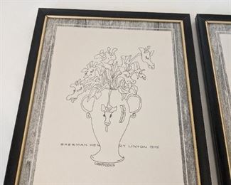 Sherman Henry Linton - 1975 - Giraffe illustrations