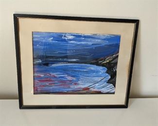 Painting - Boat in Cove