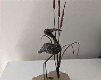 Copper sculpture on marble - Tejay