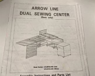 Arrow Line Dual Sewing Center