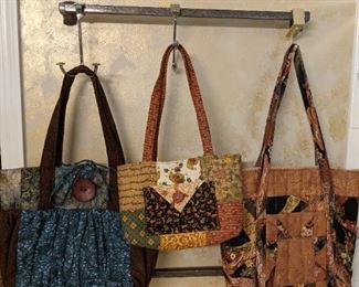 Quilted hand bags
