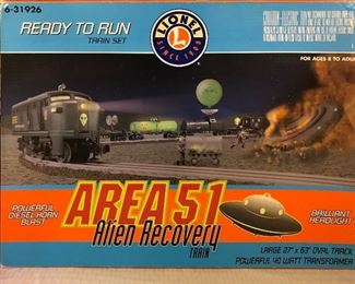 Lionel Area 51 Alien Recovery Train