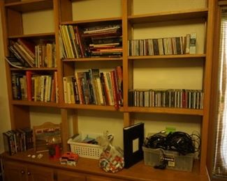 books, CDs, videos