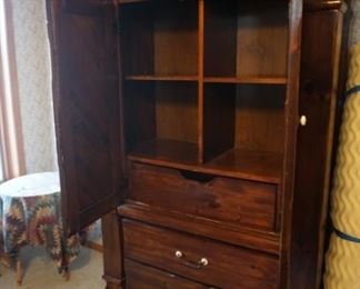 chest armoire open