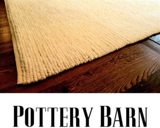 100% Wool Handwoven Soumak Rug from POTTERY BARN. 9 x 12 $185 or Bid #27