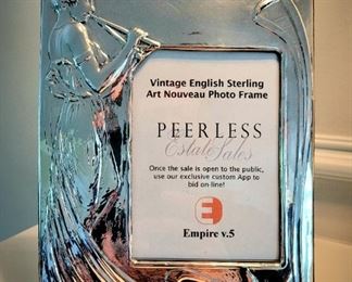 Art Nouveau Sterling photo frame (45)