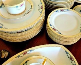 Bavarian porcelain dinnerware. $90 or Bid #19