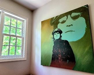 John Lennon giclee' $295 or bid #80