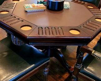 Gaming Table!
Set of 4 Leather chairs