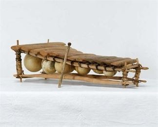 African Wooden Xylophone Musical Instrument