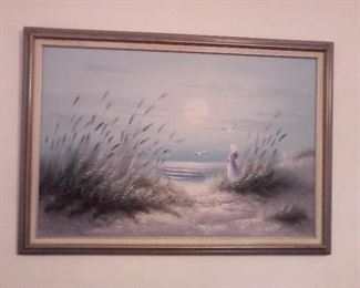 2. VERY NICE OIL PAINTING $35