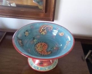 40. LARGE PEDESTAL BOWL $12