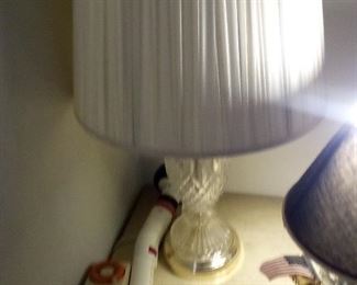57.  SECOND CRYSTAL LAMP $18