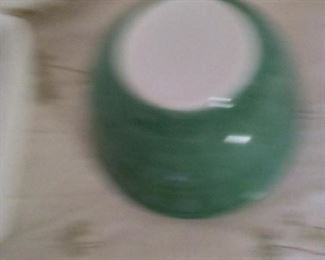 112. dark green pyrex bowl  $10
