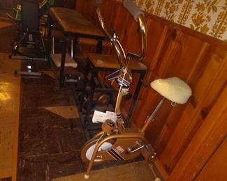 170.  exercise bike $35
