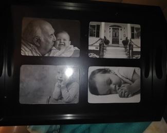 174.   new picture frame tray $6