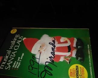 187. VINTAGE SANTA $10